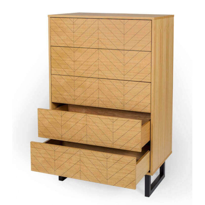 Camden Herringbone dresser (with drawers)